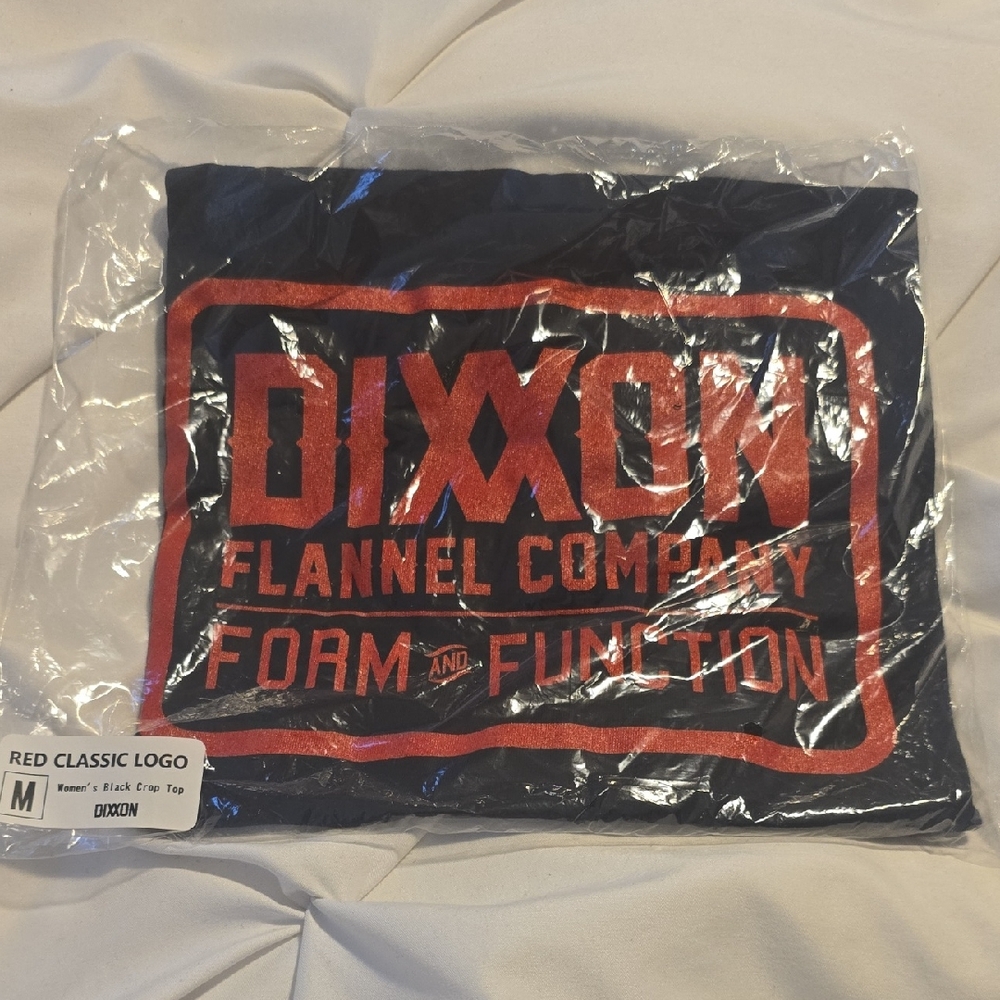 DIXXON Black Tee with Red Logo